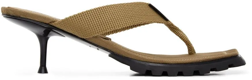 Alexander Wang Tan Jessie Lug Heeled Sandals