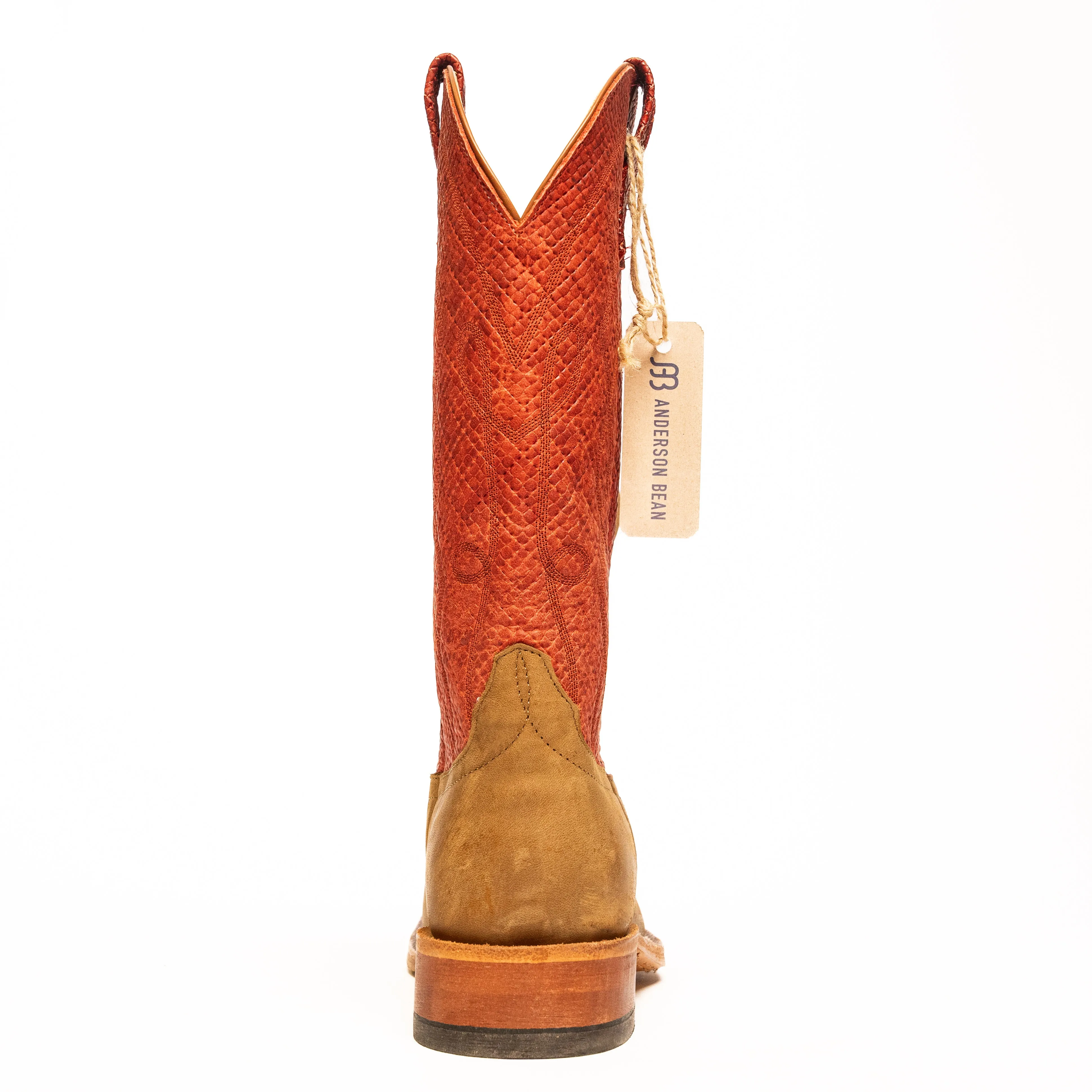 Anderson Bean Oakwood Crazy Horse with Red Chex Top
