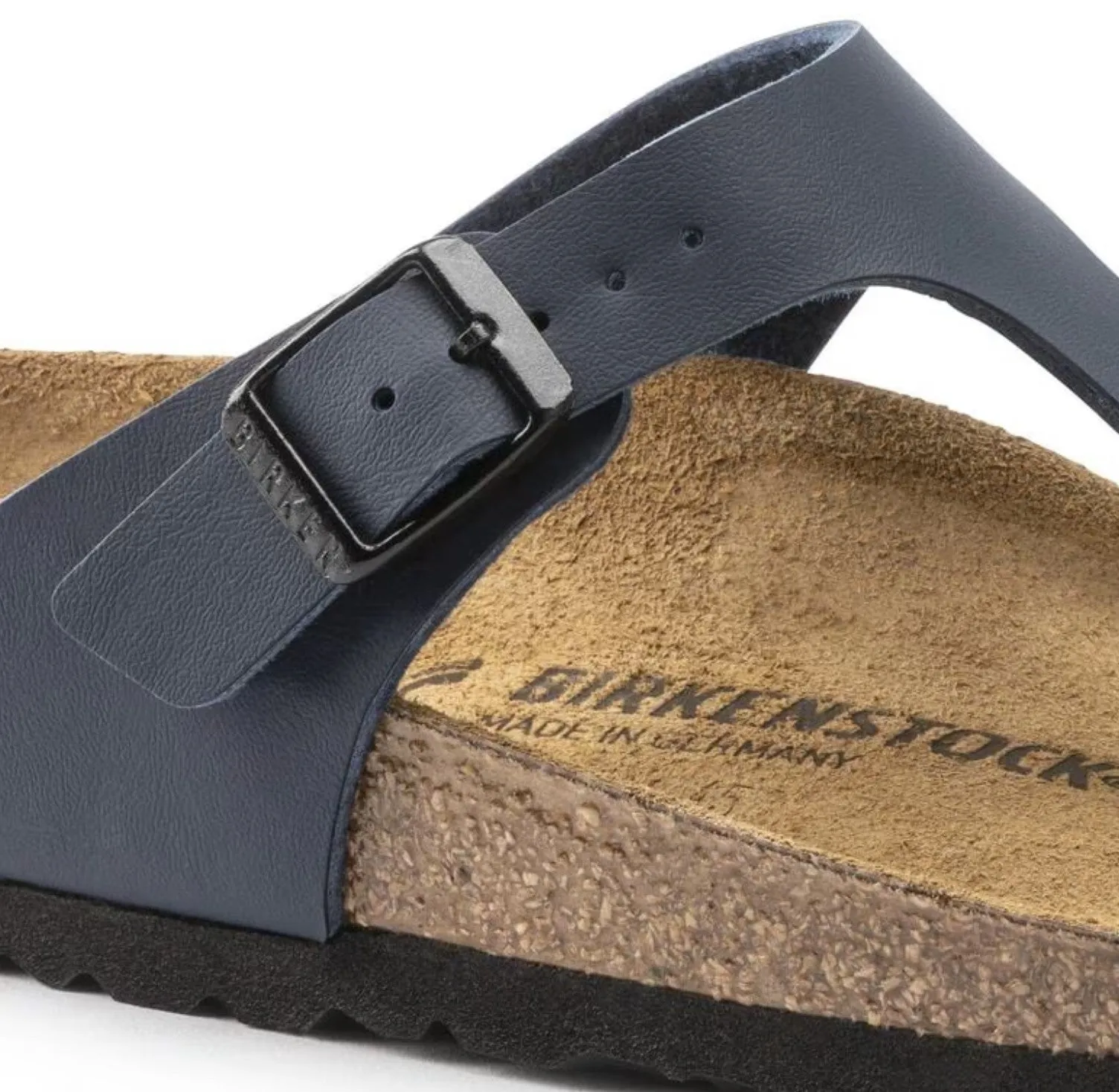 Birkenstock Gizeh Sandals Birko-Flor Blue Regular Fit