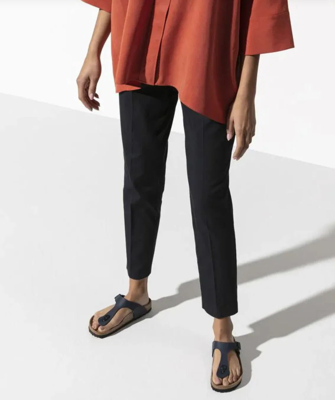 Birkenstock Gizeh Sandals Birko-Flor Blue Regular Fit