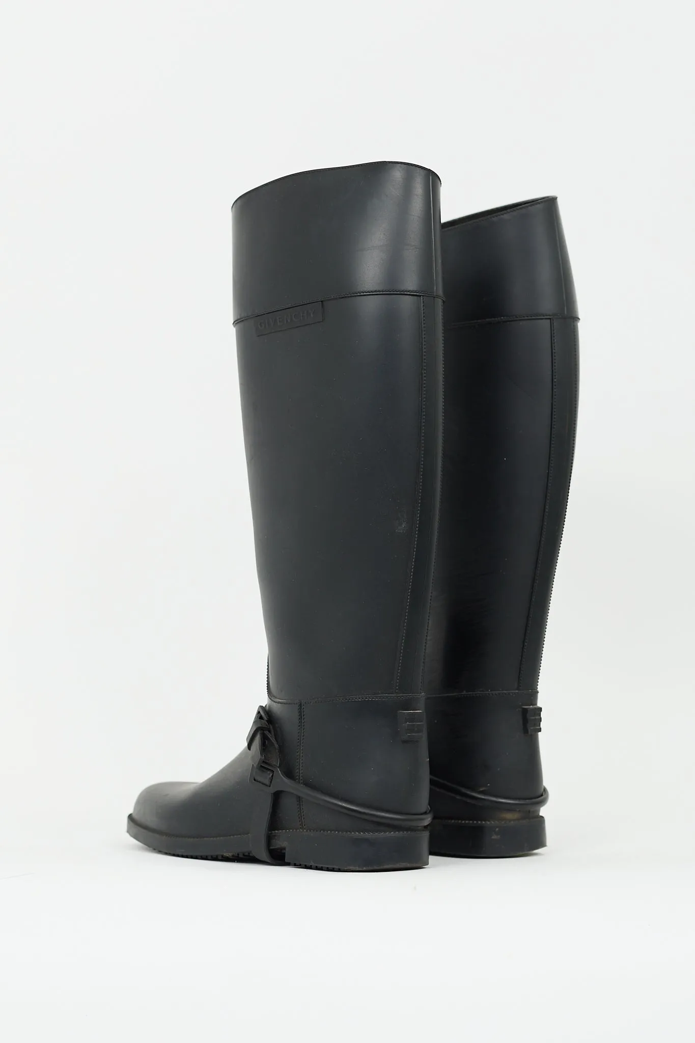 Black Rubber Rain Boot Boot