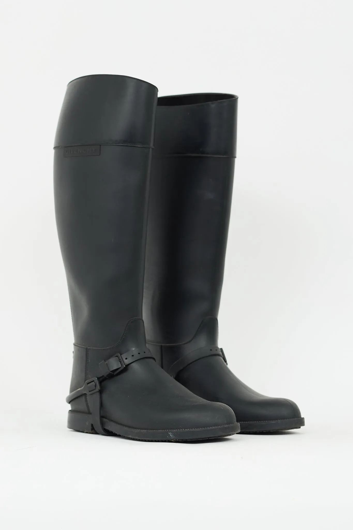 Black Rubber Rain Boot Boot