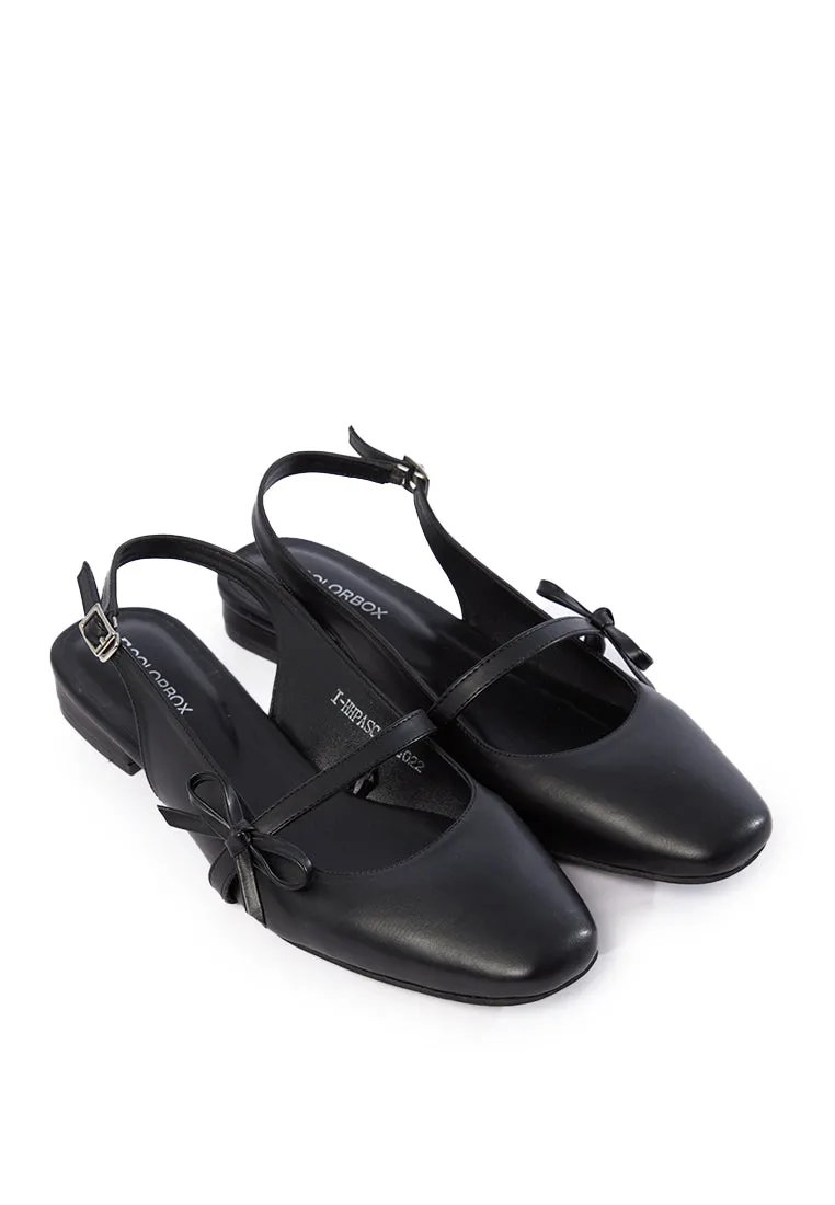 Black Slingback Shoes