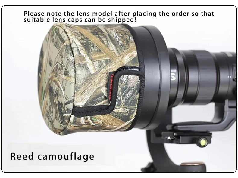 CHASING BIRDS camouflage waterproof shot lens cap for SONY 300 mm F 2.8 GM rainproof camo lens cap