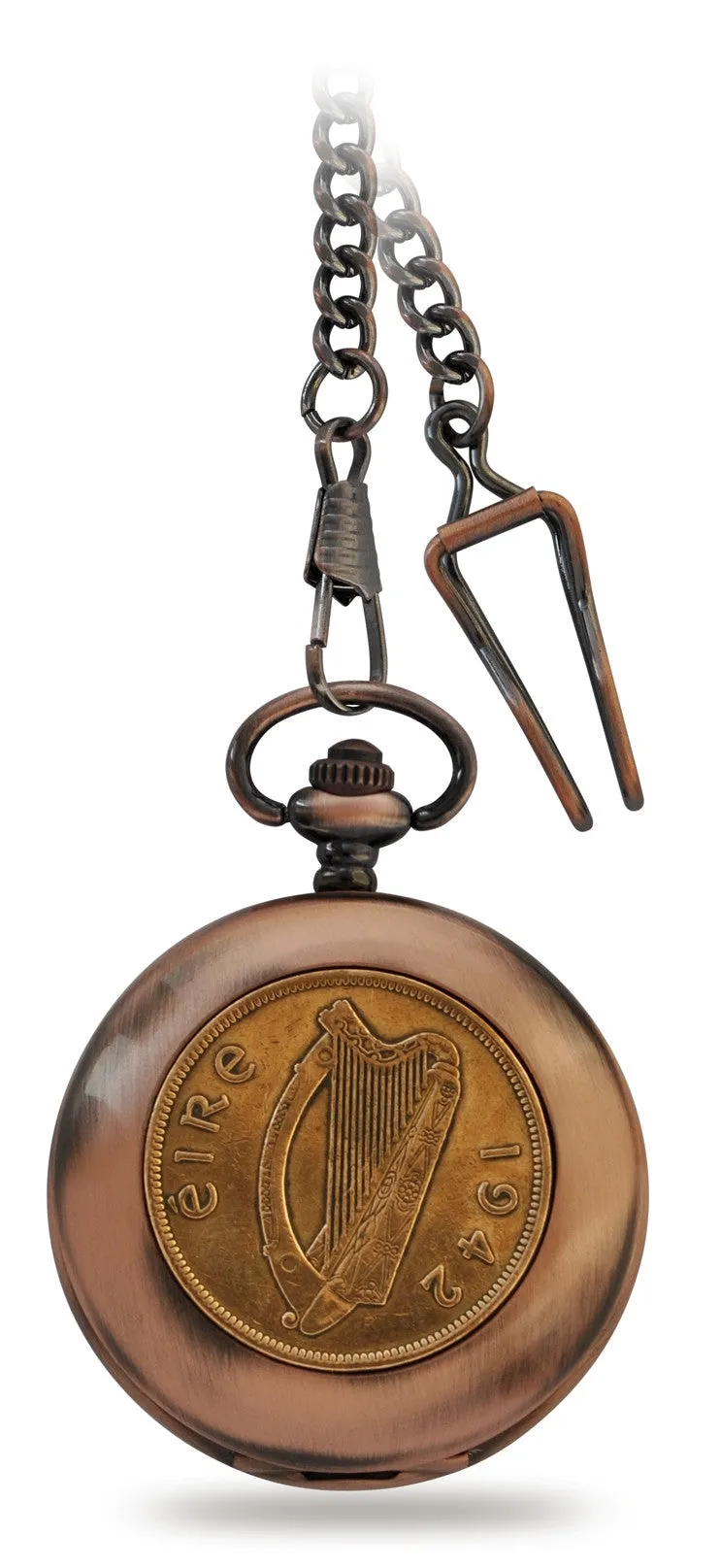 Irish Penny Pocket Watch