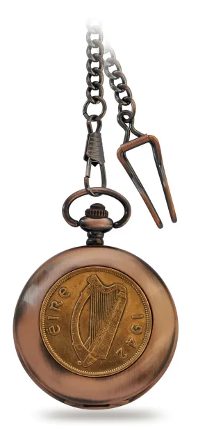 Irish Penny Pocket Watch