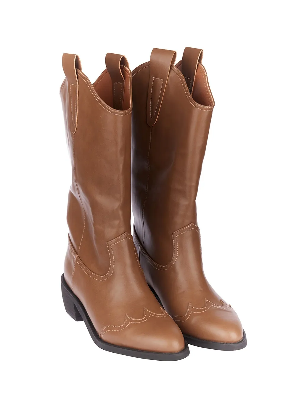 Mid-Calf Western Boots CF520