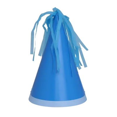 Sky Blue Tassel Topper Party Hats
