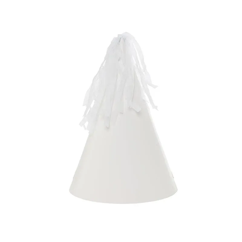White Tassel Topper Party Hats